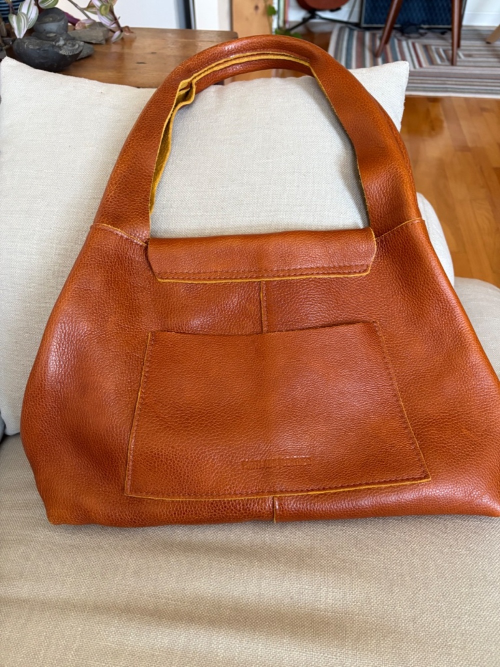 Portland Leather Rowan Shoulder Bag in Sienna - Picture 4 of 8